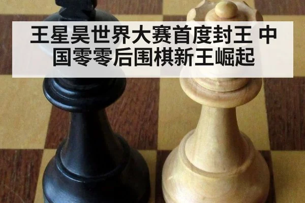 王星昊世界大赛首度封王 中国零零后围棋新王崛起